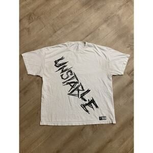 WWE Unstable Dean Ambrose T-Shirt Mens 2XL XXL White Wrestling Moxley The Shield